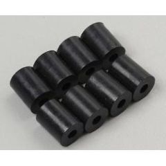 Rubber Tube 3x8x10mm Black