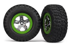 SCT Tires Mtd Green Bdlc pr
