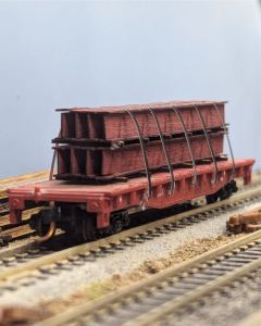 Steel I Beam Load N Scale