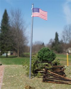 US Flag and Pole