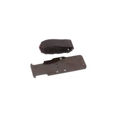 Servo/LiPo Bat Plate Cbn Fbr MRC
