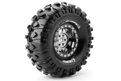 CR Rowdy 1.9 Crawler SuperSoft Mtd Black Chrome pr