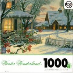 Chickadees Winter Wonderland 1000pc