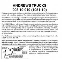 Andrews Trucks No Cplr 10pr