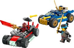 Lego Ninjago Rogue vs Drix Race Car Duel