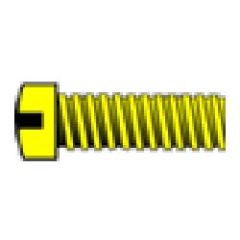 Fillister Head Brass Screw 00-90 X 1/2in