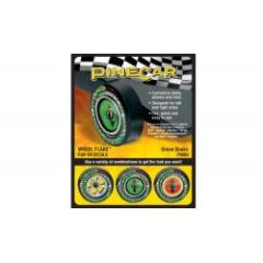Pinecar Wheel Flares Green Snake