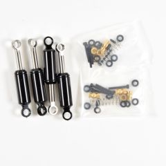 Internal-Spring Shocks for SCX24 Black 4pk