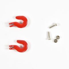 Metal Tow Hooks1/10  Red pr