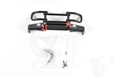 Alu Front Bumper w/ Shackles for TRX-4M Bronco Black