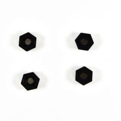 Alu 12mm Hex Adapters Black 4p