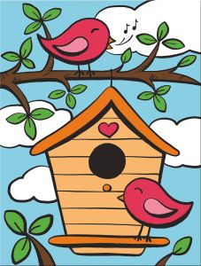 My First Paint By Number Singing Birds