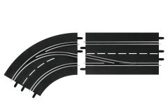 D132 Lane Change Curve Left In to Out