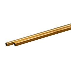 KSE Square Brass Tube 3/32 x .014 x 12in  2pcs