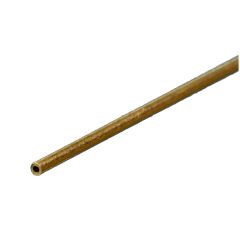 KSE Brass Round Tubing .006in x 1/32in x 12in