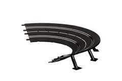 High Banked Curves with Supports