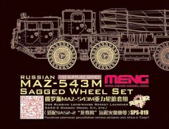 Russian Maz-543M Sagged Wheels 1/35