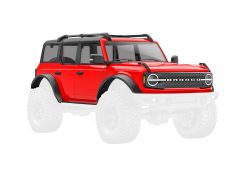 Complete Assembled Ford Bronco Body for TRX-4m Red
