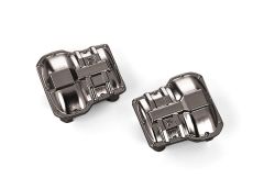 Axle Covers Black Chrome pr