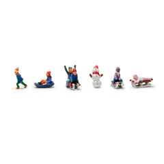 Children Sledding N Scale