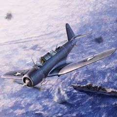 USN SB2U-3 Battle Of Midway 80th 1/48