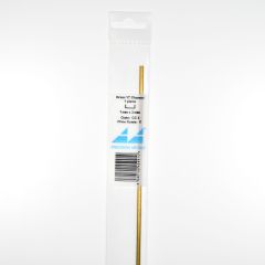 Brass C Channel 1mm x 3mm x 305mm 1pc