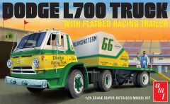 1966 Dodge L700 Truck w/ Racing Trailer 1/25