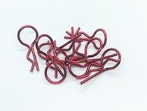 Medium Body Clips Bent Red