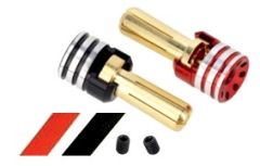 5mm Low Profile Bullet Connector Male w/ Heatsink pr