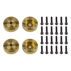 FT Enduro Beadlock Hex Adapters Brass