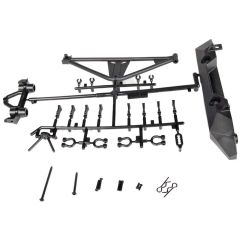 Rear Bumper & Tire Carrier SCX10
