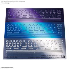 3D Metallic Stickers Set 2