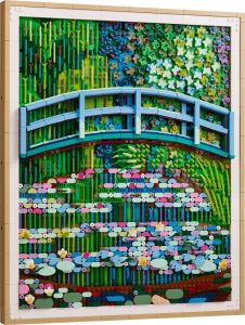 Lego Art Claude Monet – Bridge over a Pond of Water Lilies