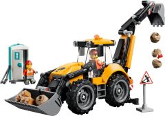 Lego City Yellow Backhoe Loader
