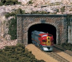 Tunnel Portals Cut Stone Double 2pcs