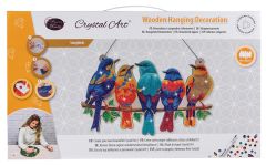 Song Birds Hanging Crystal Art Kit