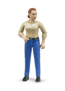 BWorld Woman Brown Hair Blue Jeans