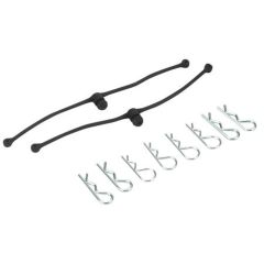 Body Clip Retainers Black