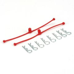 Body Klip Retainers Red