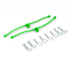 Body Clip Retainers Green