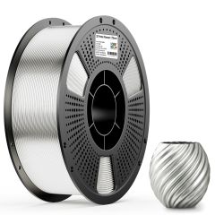 PLA Metallic Silver Filament 1.75mm 1kg