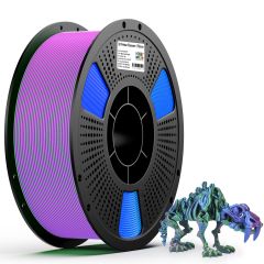 PLA Silk Tri-Blue Green Purple Filament 1.75mm 1kg