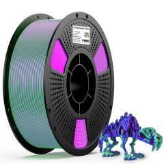 PLA Silk Dual-Purple Green Filament 1.75mm 1kg