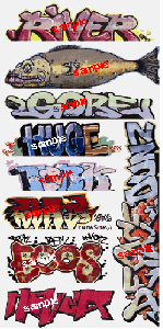 Graffiti Decals Mega Set 7