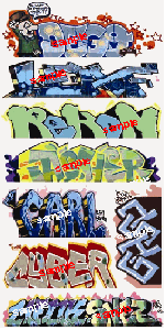 Graffiti Decals Mega set no 12