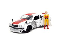 1974 Mazda RX-3 with One Punch Man Figure 1/24
