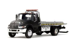 Intl Flat Bed Truck Black 1/24
