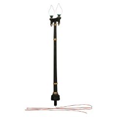 O Street Lights Double Lamp Post 2pcs