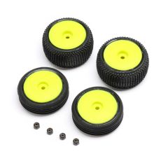 Tires for Micro-B mtd Yellow Wheels 4pk