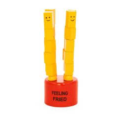 Feeling Fried Push Puppet